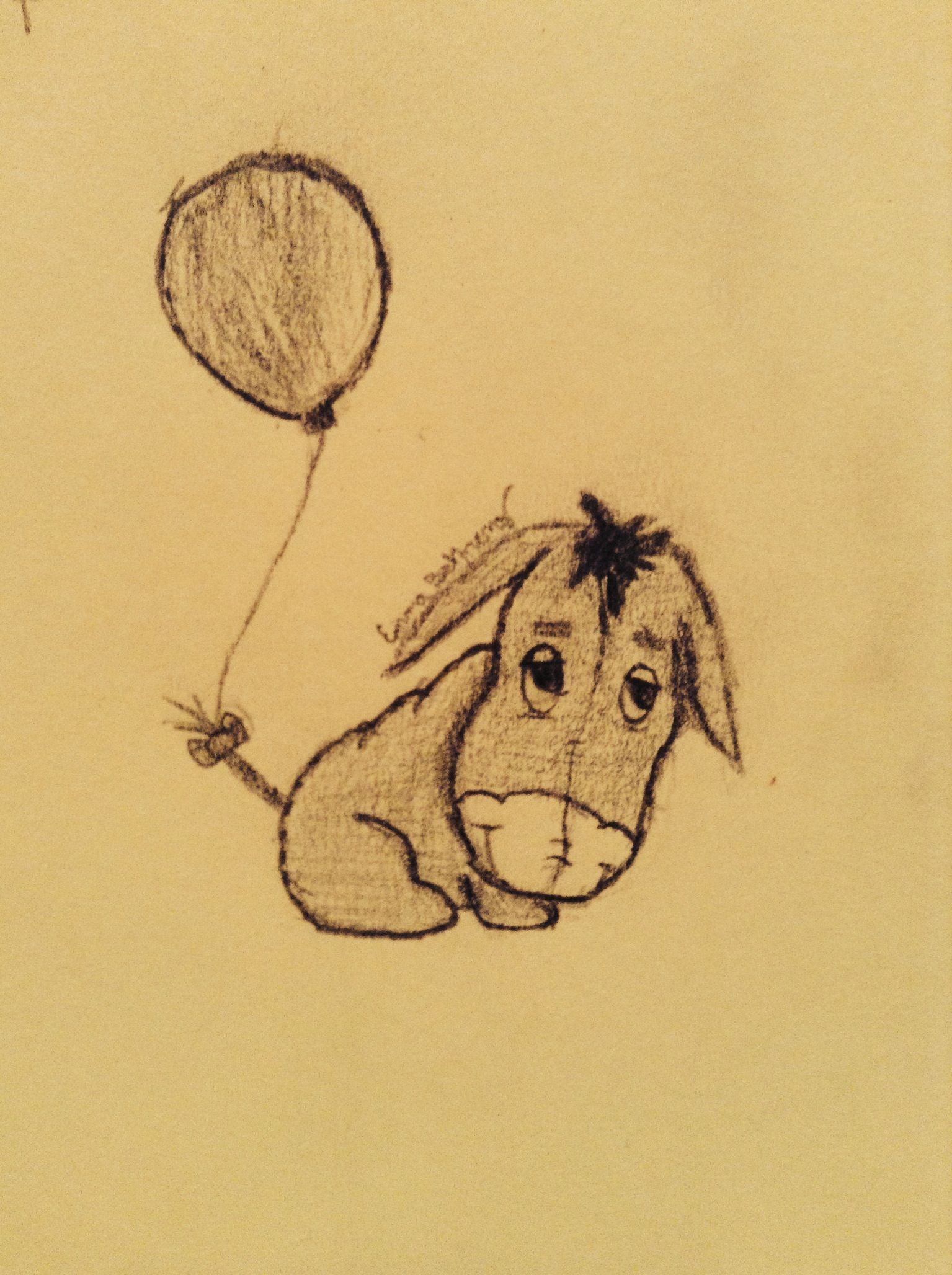 1535x2056 My Sketch Eeyore Lt3 Artwork Eeyore, Sketches And - Eeyore Sketch