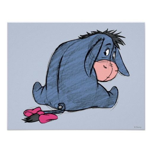 Eeyore Sketch at PaintingValley.com | Explore collection of Eeyore Sketch