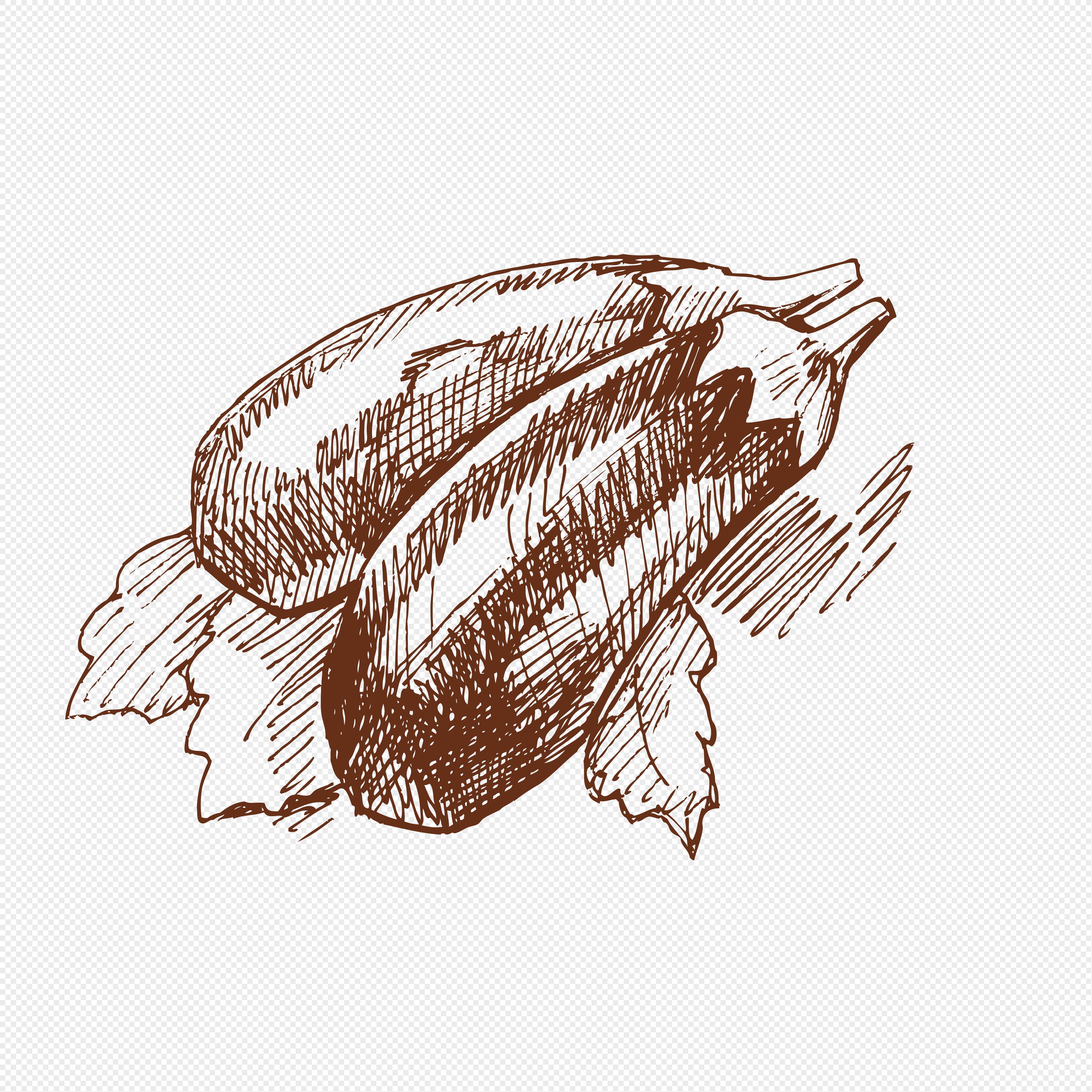 4062x4062 Sketch Eggplant Elements Png Image Picture Free Download - Eggplant Sketch