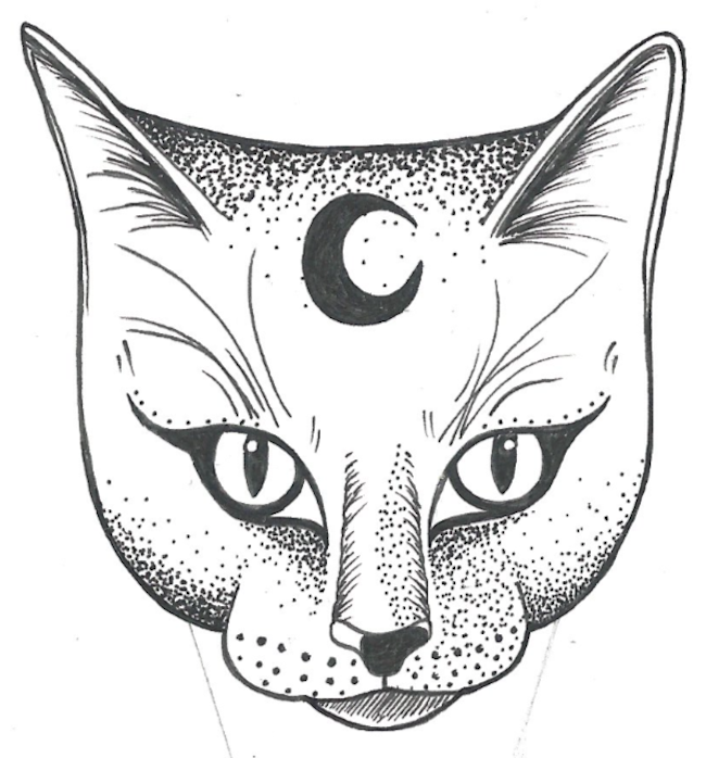 650x698 Melisustun Sell Yourself - Egyptian Cat Sketch