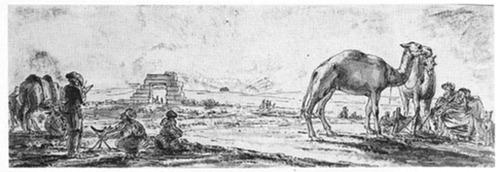 500x172 From Egypt To Paris An Artist Prized For His Travel Sketches By - Egyptian Sketches