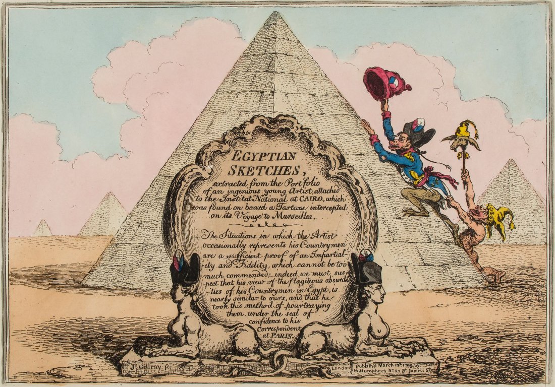 1100x768 Gillray (James) - Egyptian Sketches