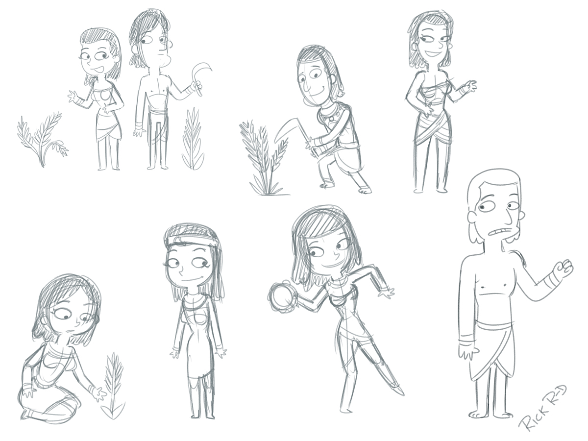 1200x900 Egypt Rick Ruiz Dana - Egyptian Sketches