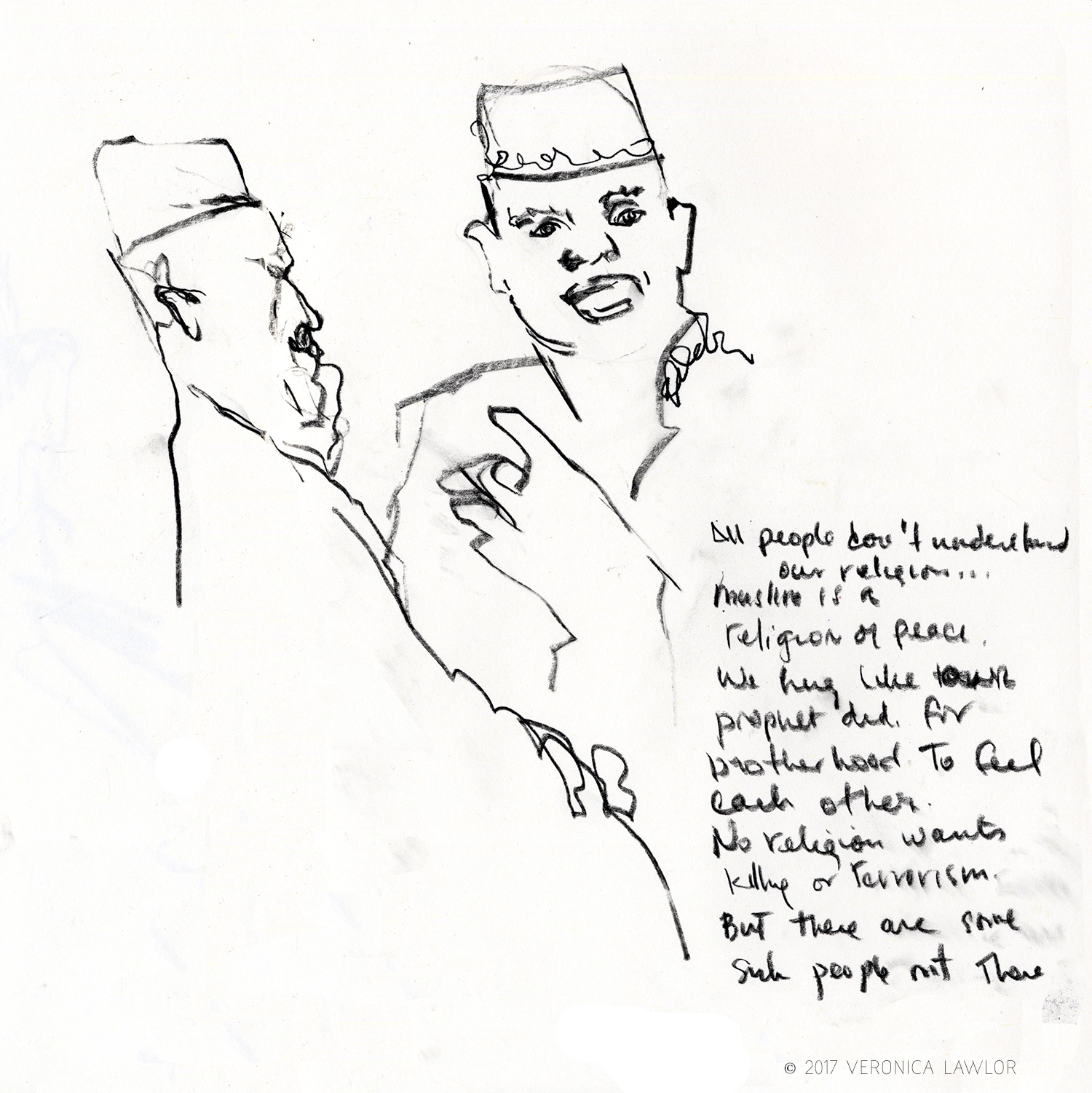 1500x1501 Eid Mubarak! Veronica Lawlor - Eid Mubarak Sketch