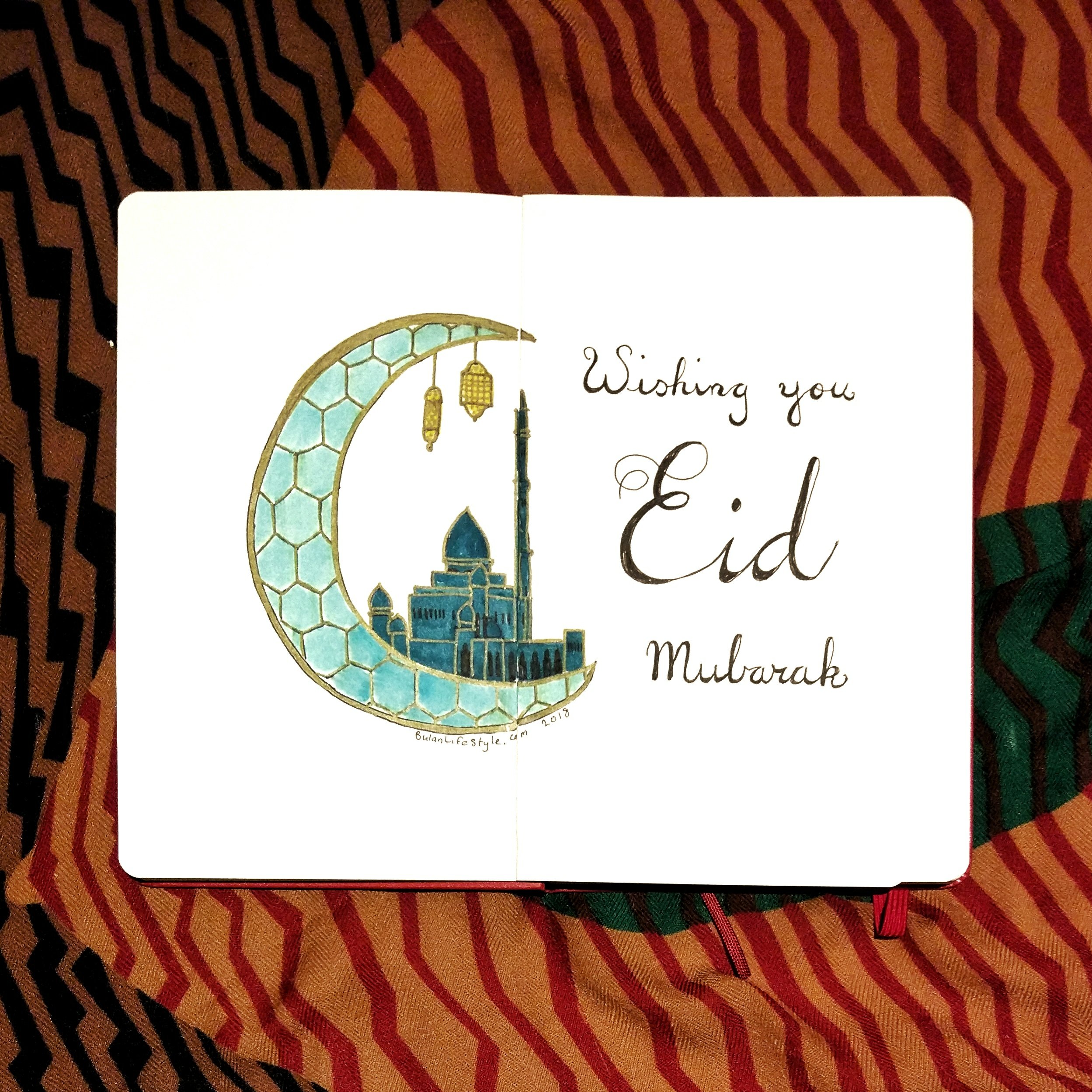 2498x2498 Sketch Of The Day No 1192 In My Moleskine Art Journal Wishing You - Eid Mubarak Sketch