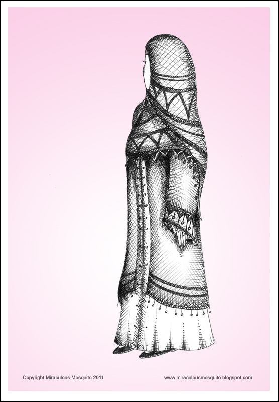 556x800 Eid Muslimah - Eid Sketch