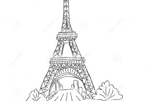 300x210 Eiffel Tower Black And White Drawing - Eiffel Tower Black And White Sketch