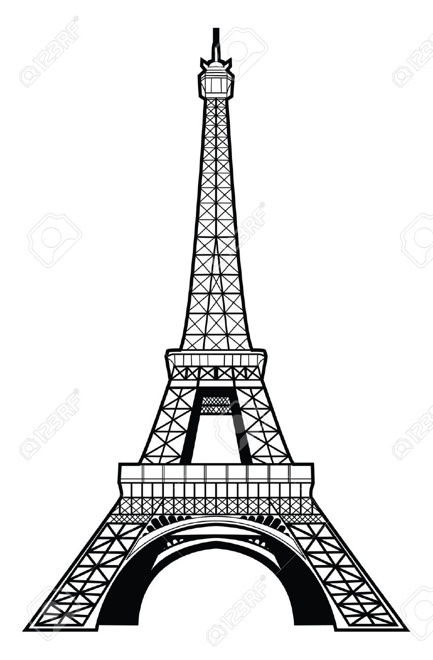 Eiffel Tower Drawing Sketch at PaintingValley.com | Explore collection