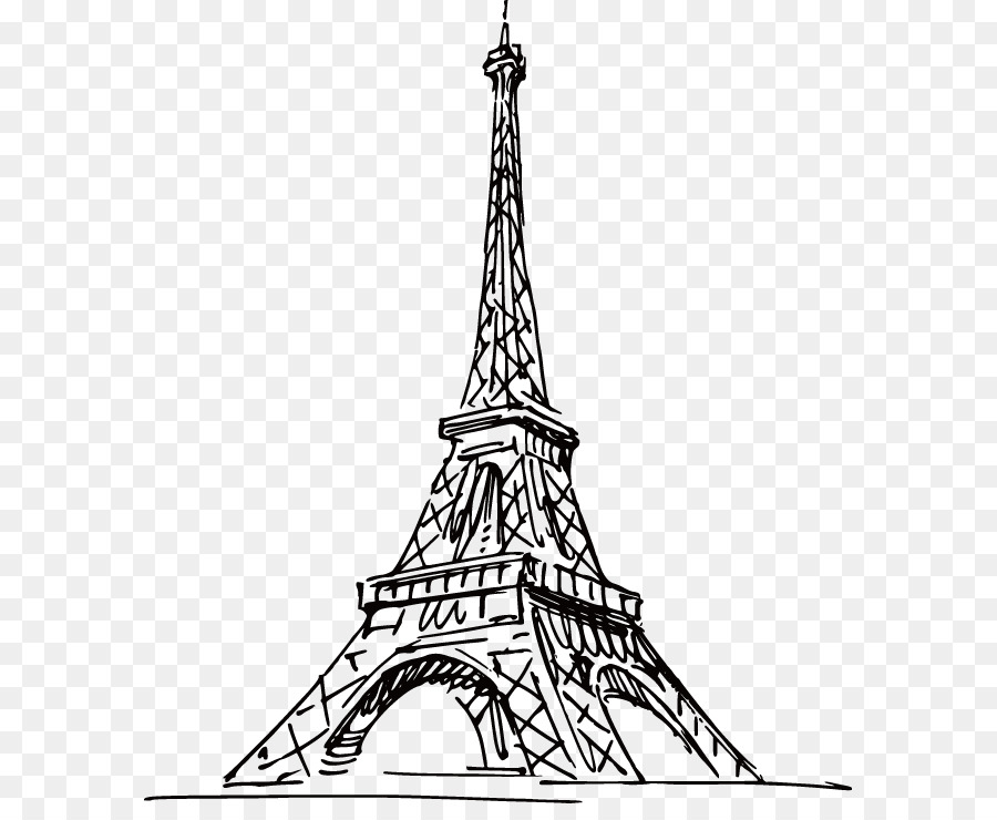Eiffel Tower Paris Sketch At Paintingvalley Com Explore