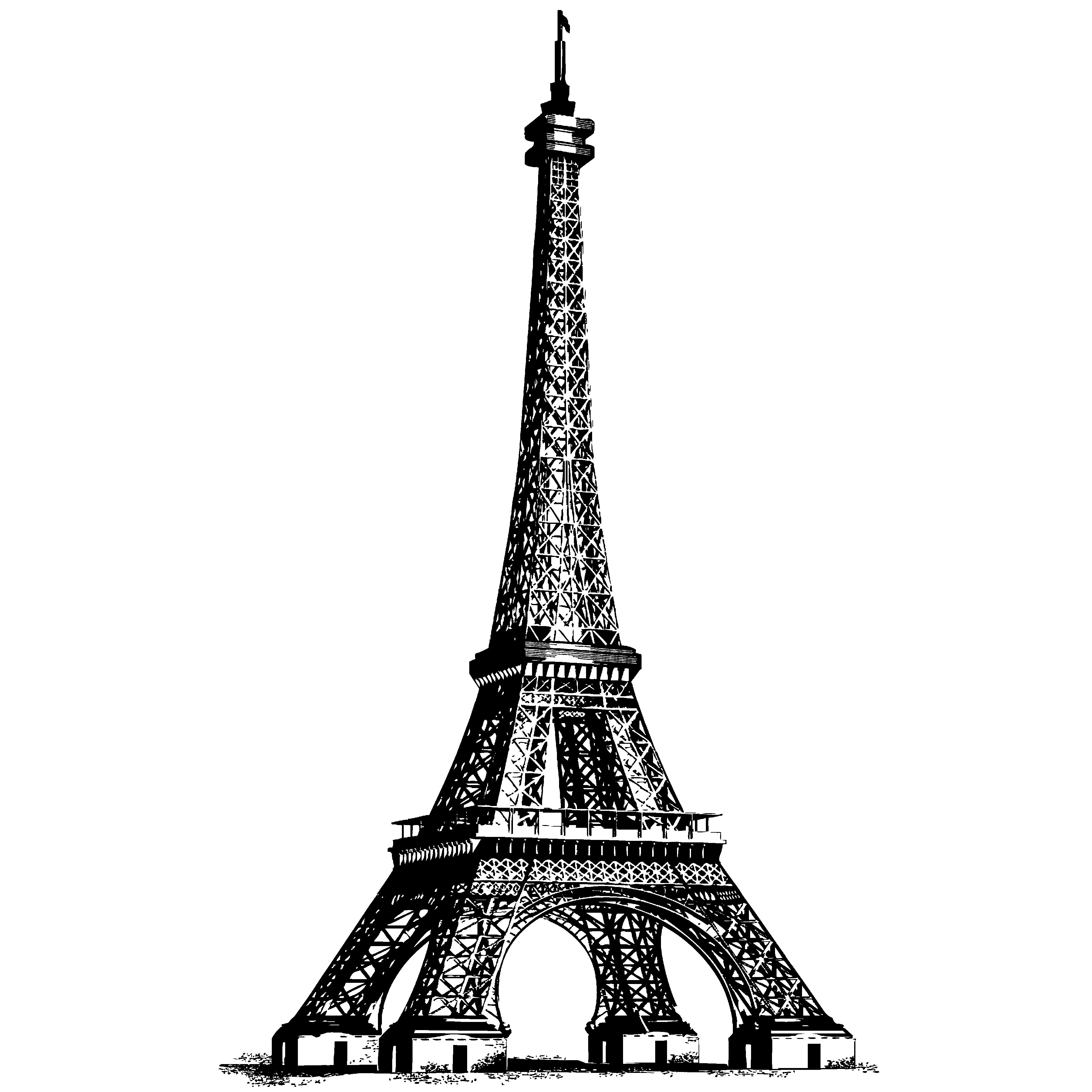 paris tour eiffel dessin simple