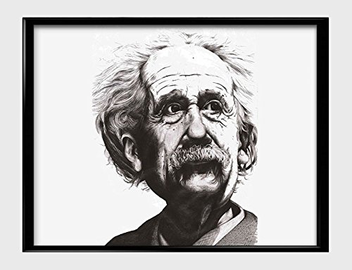 500x384 Bright Ideas Albert Einstein Sketch Matte Poster,12x18 Inches - Einstein Sketch