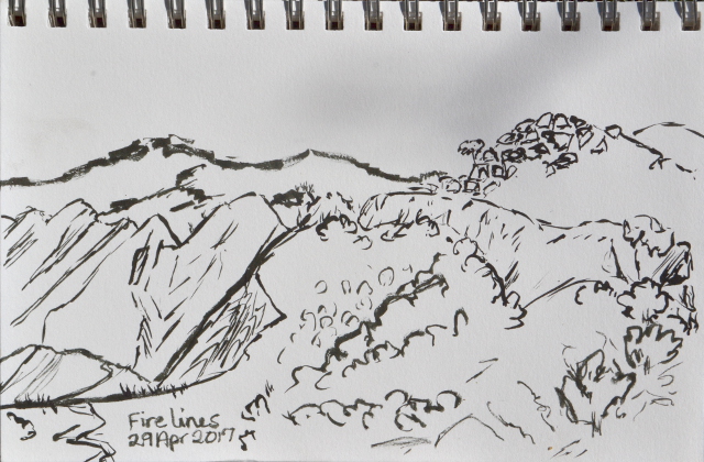 640x420 Moments In Dirt And Ink Sketches - El Capitan Sketch