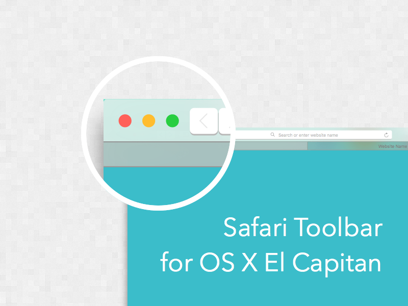 800x600 Os X El Capitan Safari Toolbar Sketch Freebie - El Capitan Sketch