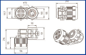 300x192 Disintegrated Electric Motormachineryactuating Motorinduction - Electric Motor Sketch