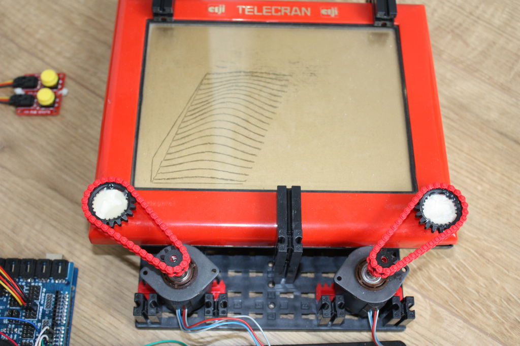 1024x683 Telecran (Etch A Sketch) + Arduino = Telecranduino ! 7 Steps - Electronic Etch A Sketch