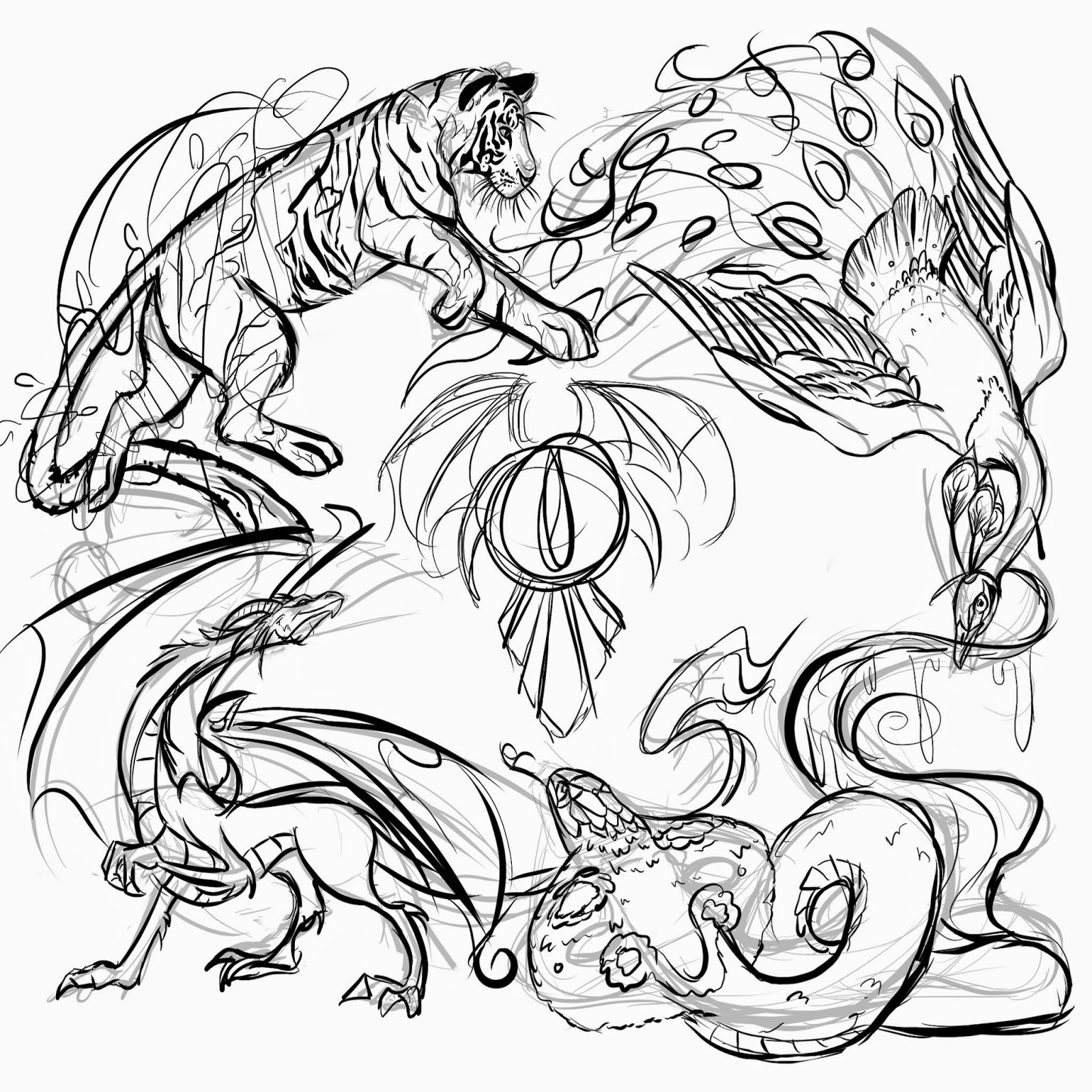 1600x1600 Liza Nilly Art And Goats! - Element Sketch