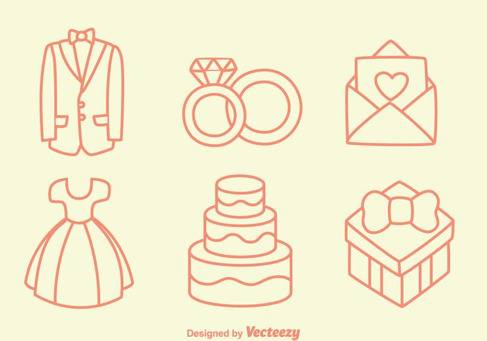 700x490 Sketch Wedding Element Vectors - Element Sketch