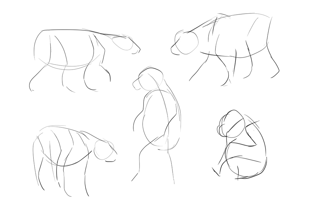 1000x682 How To Draw Bears Big, Fluffy Amp Clumsy - Elephant Face Sketch