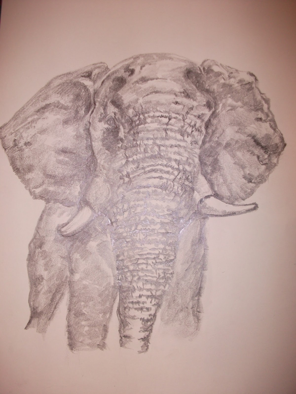 Elephant Family Sketch at PaintingValley.com | Explore collection of ...