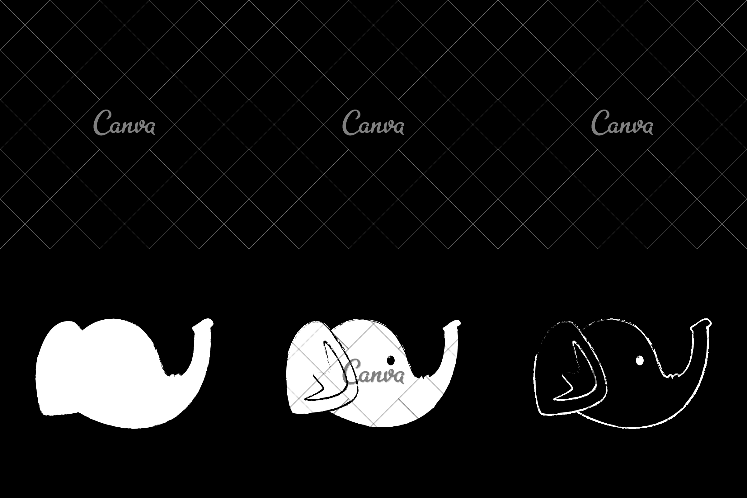 2400x1600 Elephant Head Sketch - Elephant Head Sketch