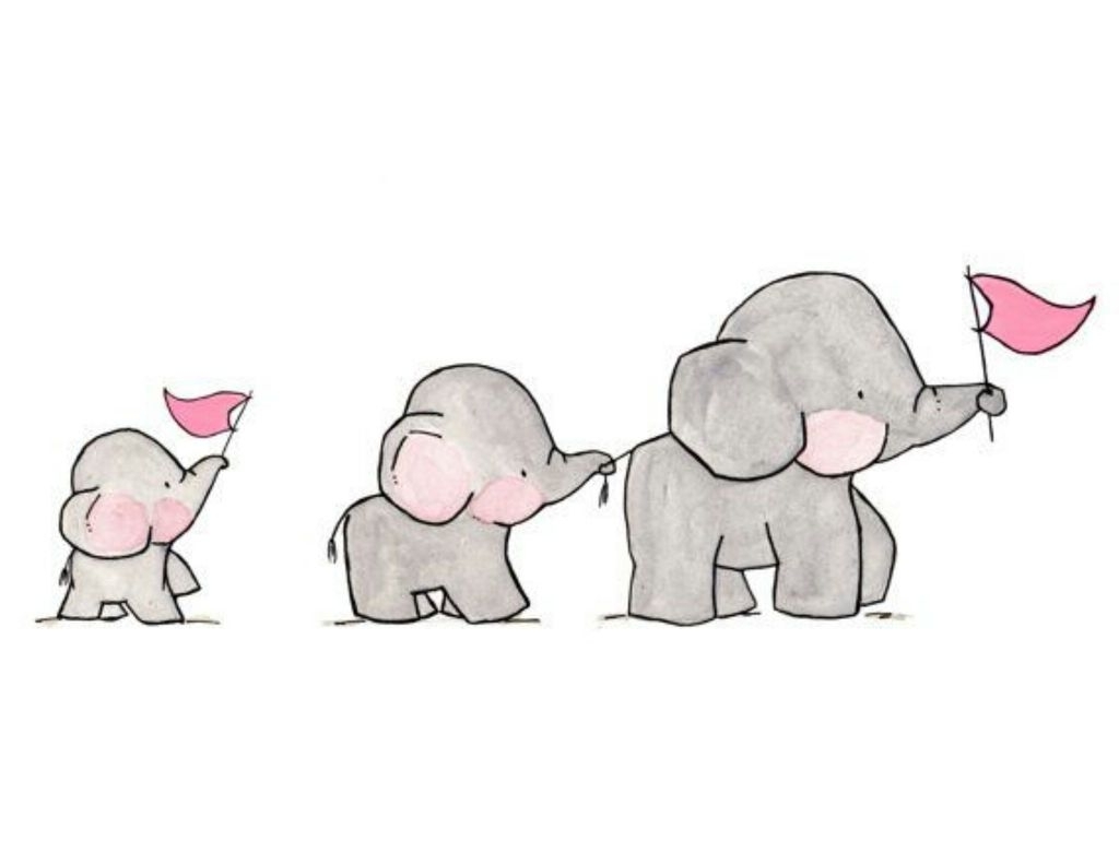 1024x791 Collection Of Simple Elephant Drawing Tumblr High Quality - Elephant Sketch Simple