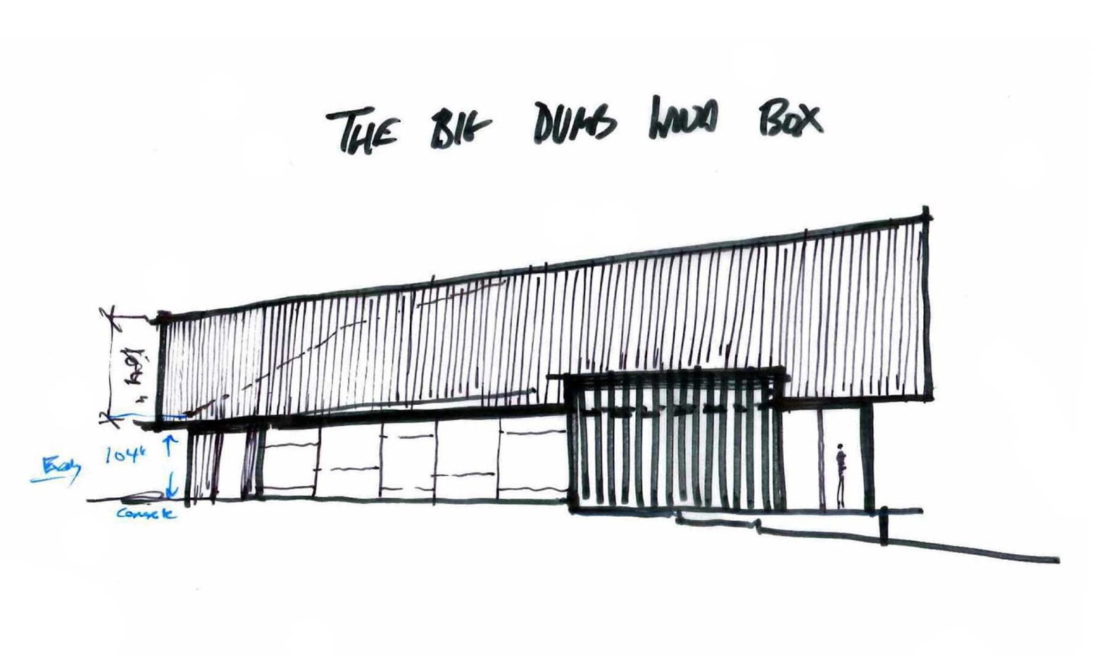 1582x933 Gallery Of Manzeum Modus Studio - Elevation Sketch