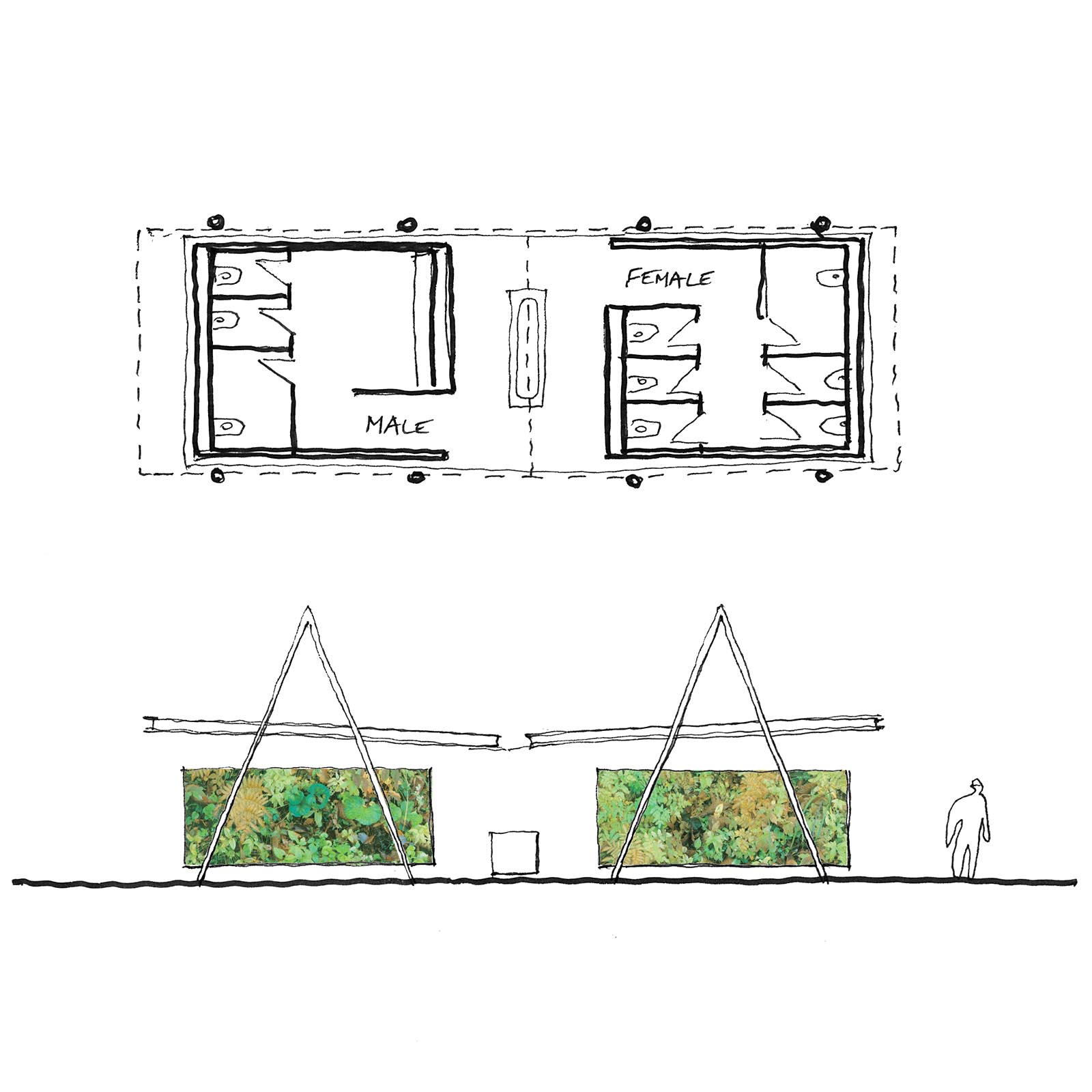 1600x1600 Plan Elevation Sketch Lacoste + Stevenson Architecture Amp Urban - Elevation Sketch