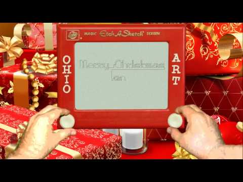 480x360 Etch A Sketch Christmas Greeting - Elf Etch A Sketch