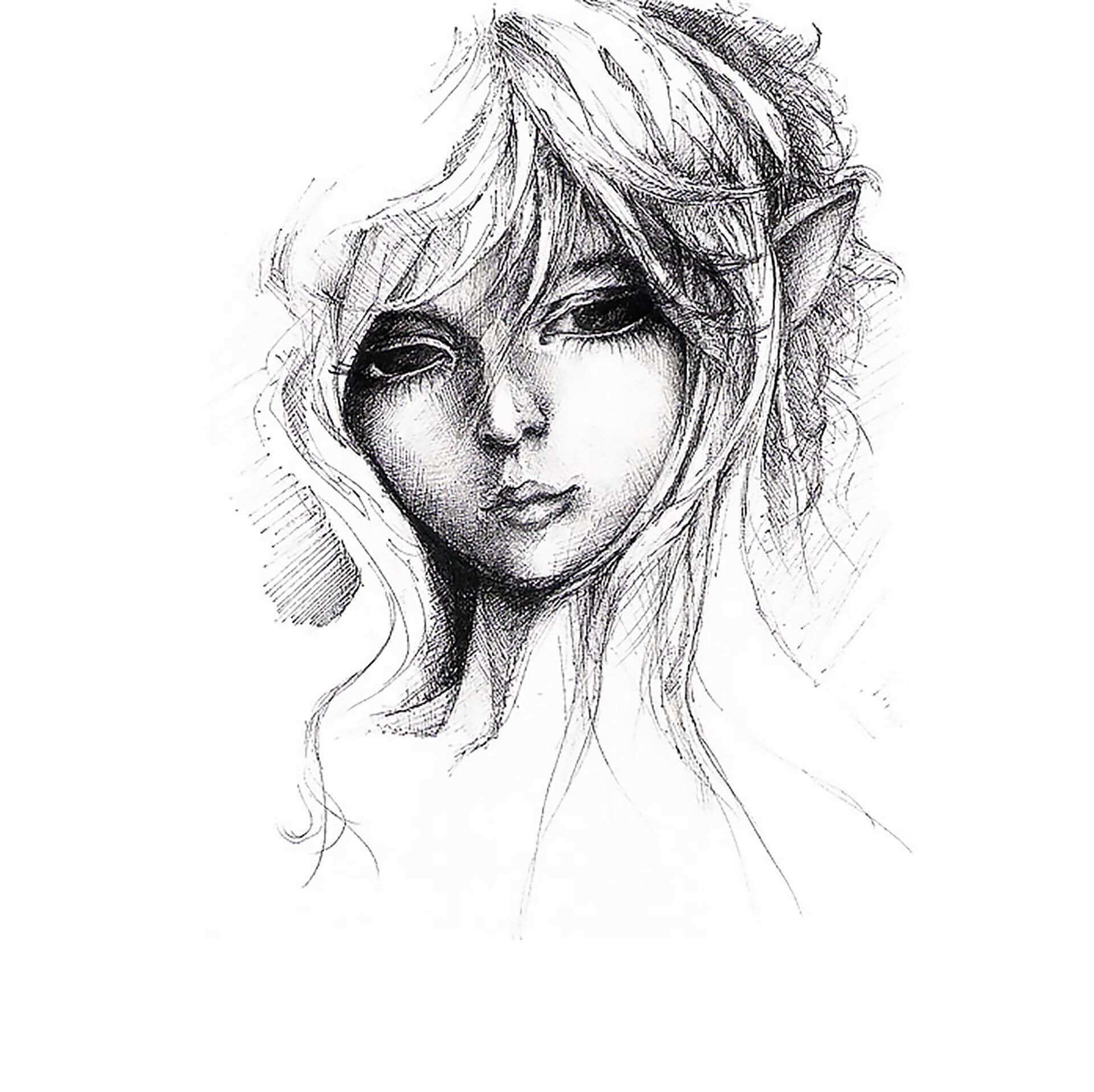 1920x1918 Elf Sketch Uk Based Graphic Designer, Sheila Shu Cheung - Elf Sketch