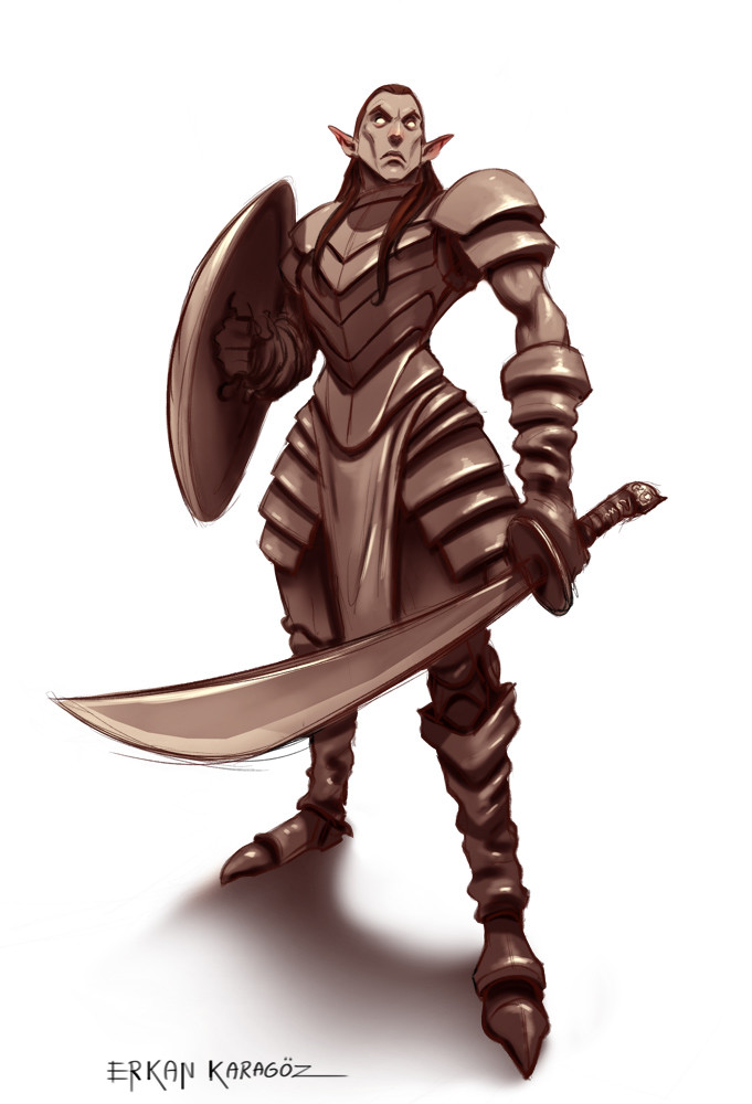 681x1000 Erkan Karagoez - Elf Sketch