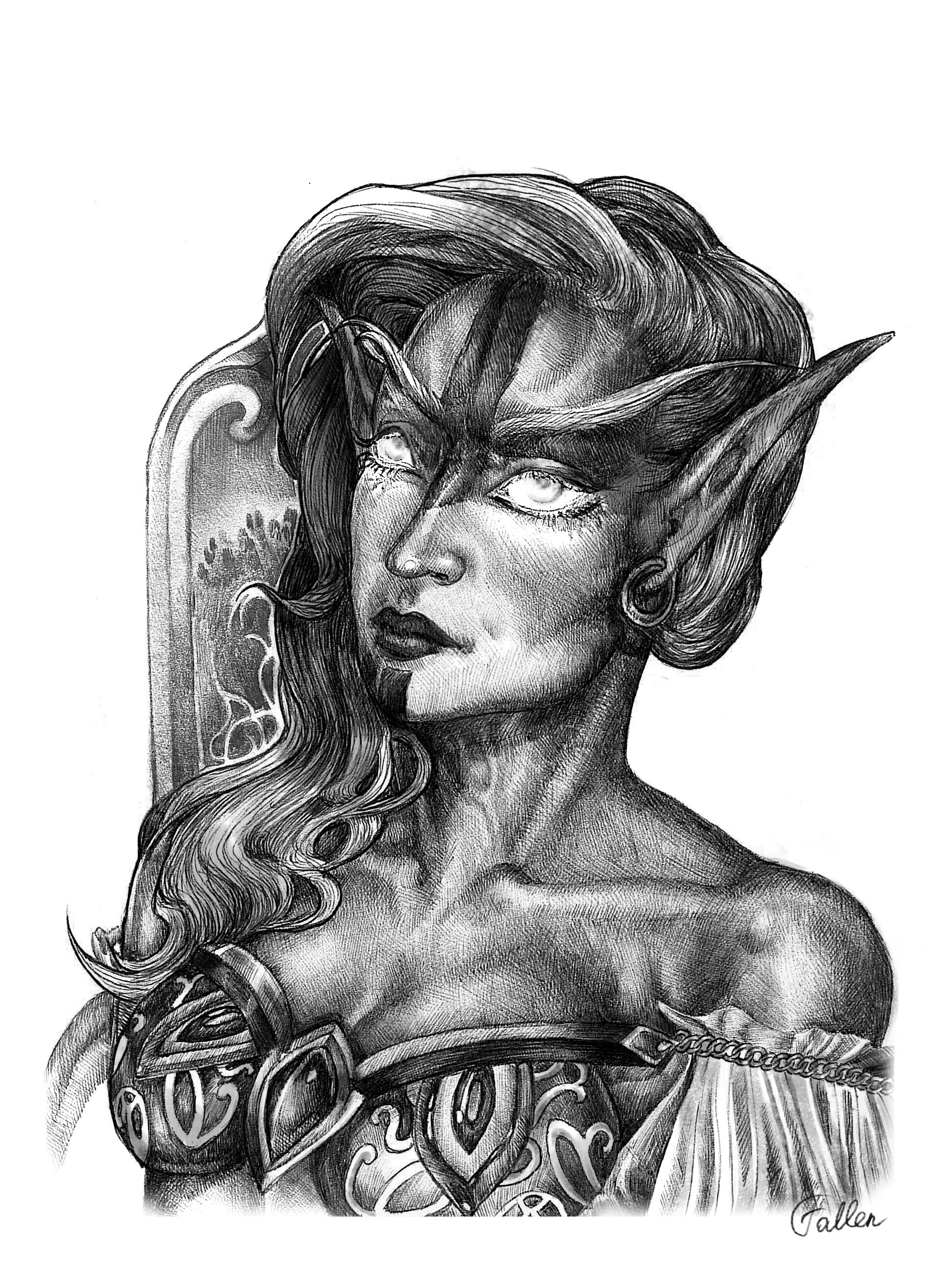 1821x2480 Manurgo Falls - Elf Sketch