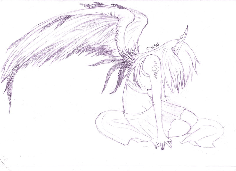 800x582 Elfen Lied - Elfen Lied Sketch