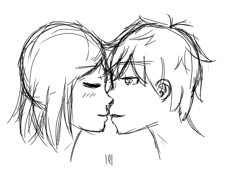 779x636 Sky X Elmo Kiss Sketch By Lindy Chan - Elmo Sketch