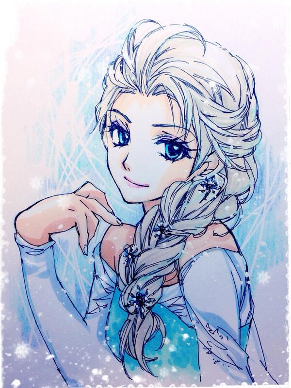 600x800 Arina Tanemura Elsa Frozen Rosalys Artist - Elsa Frozen Sketch