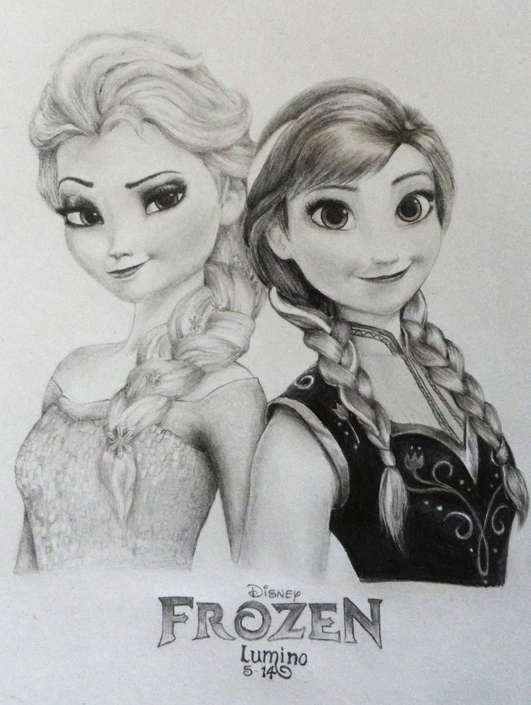 Elsa Pencil Sketch at Explore collection of Elsa