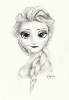 236x342 Photos Elsa Pencil Drawing, - Elsa Pencil Sketch