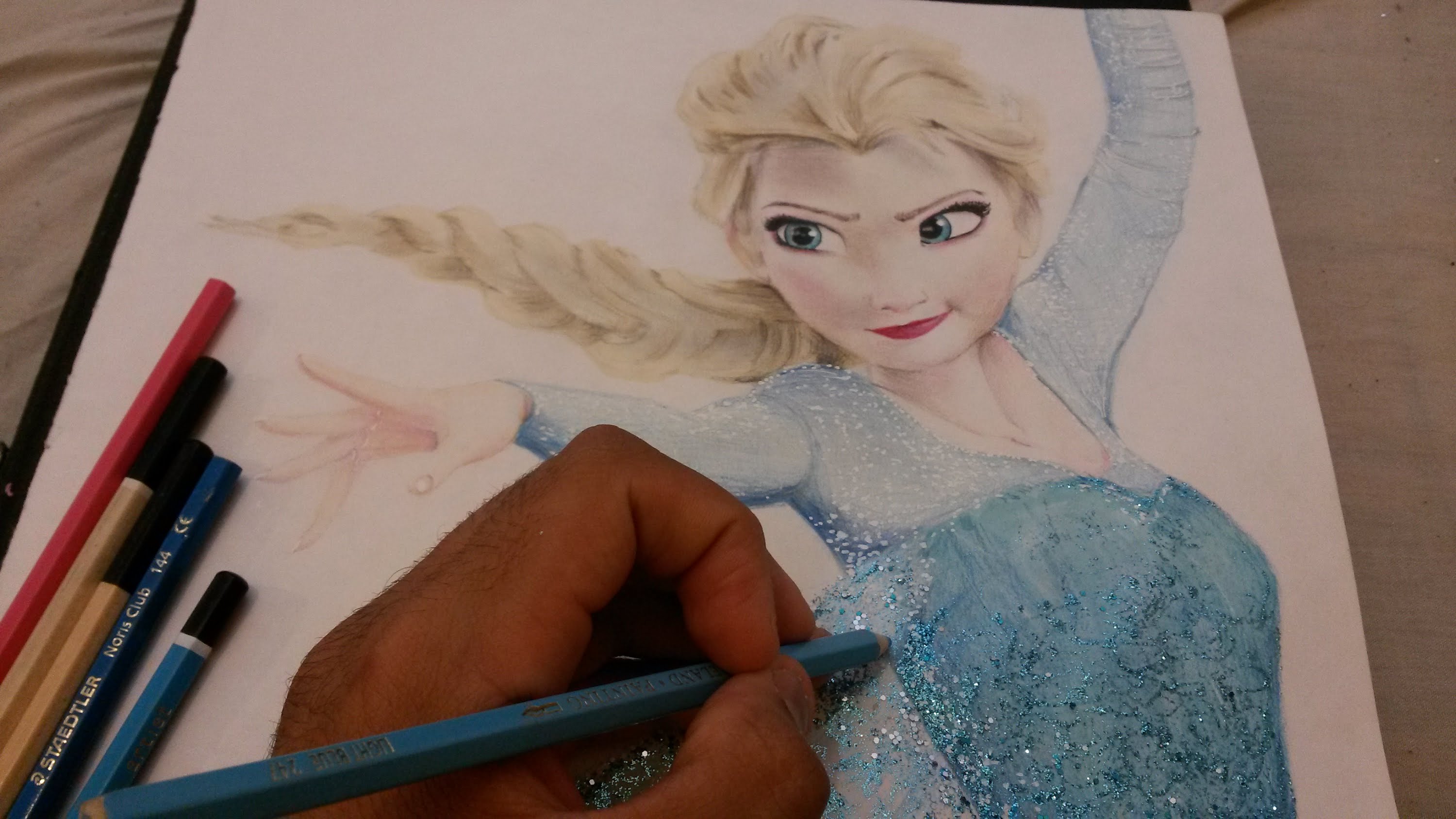 3000x1688 Disney Frozen Elsa Pencil Drawing - Elsa Pencil Sketch