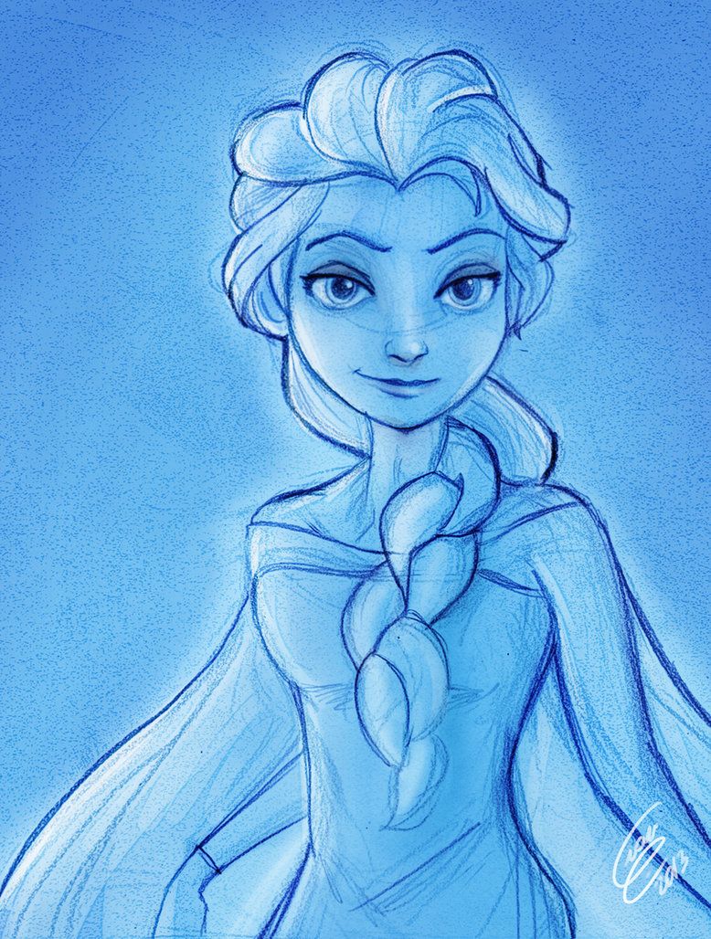 778x1028 Elsa Frozen - Elsa Sketch