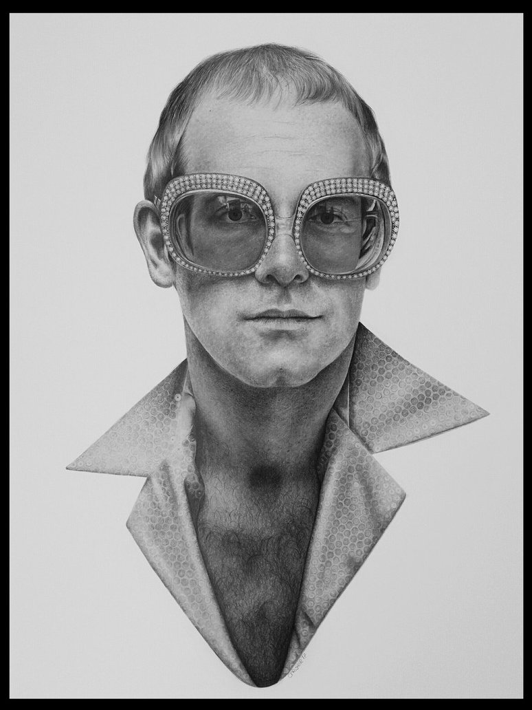 Elton John Sketch at Explore collection of Elton