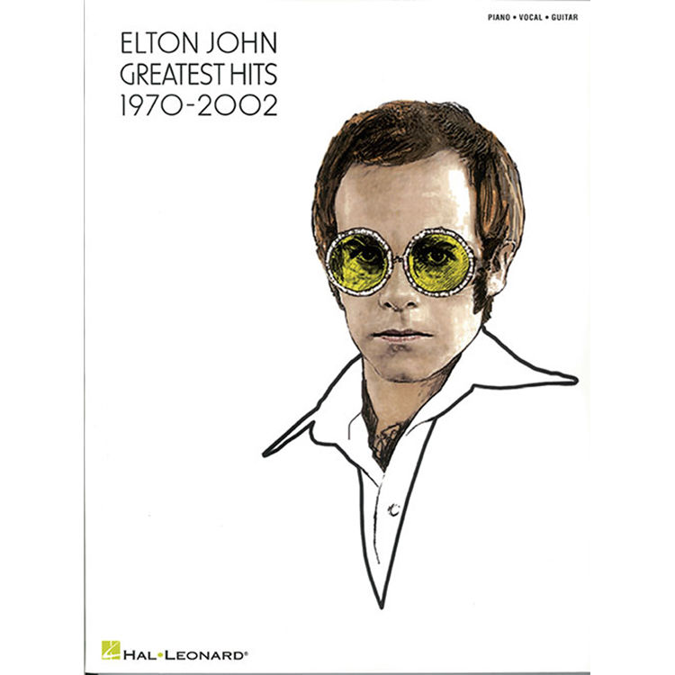 750x750 Hal Leonard Songbook Elton John Greatest Hits 1970 2002 306640 - Elton John Sketch