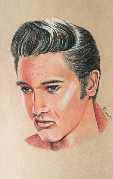 375x593 Elvis Presley Drawing By Adriana Holmes Saatchi Art - Elvis Presley Sketch