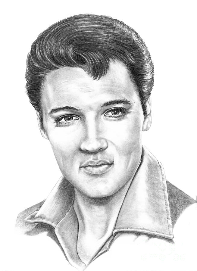 654x900 Elvis Presley Image Drawing Drawing Skill - Elvis Presley Sketch