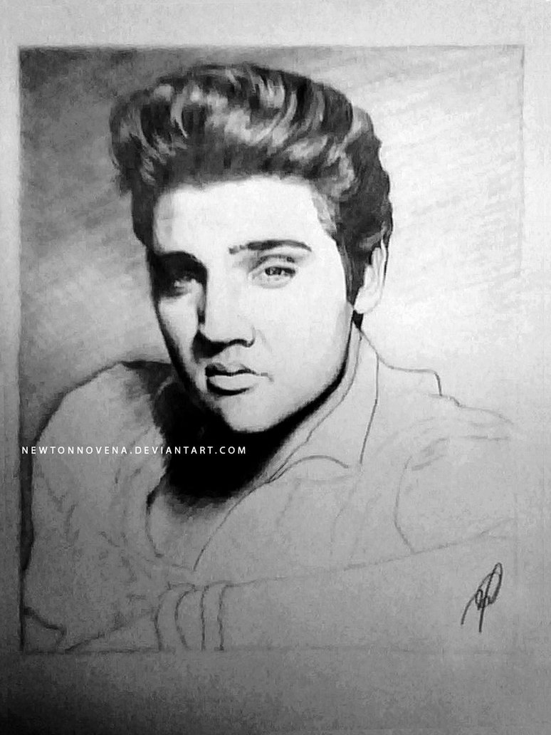 774x1032 Mr. Elvis Presley Sketch By Newtonnovena - Elvis Presley Sketch