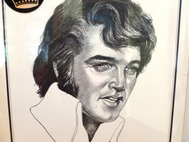 640x480 Elvis Presley Sketch By Richard Axtell - Elvis Sketch