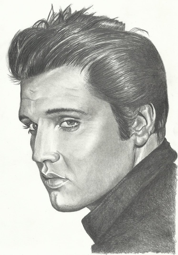 747x1069 Pencil Drawings Elvis Presley Pencil Drawings - Elvis Sketch