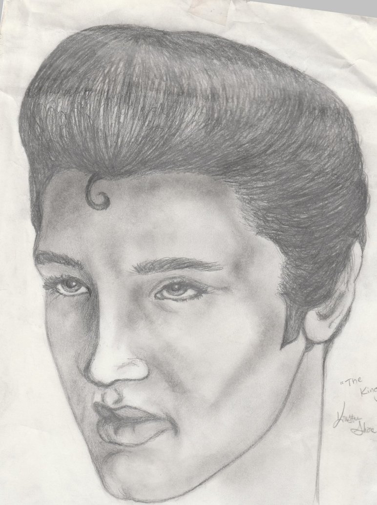 772x1035 Elvis Presley Sketch By Kris10fs - Elvis Sketch
