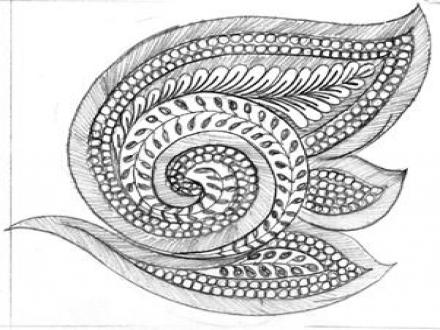 440x330 Embroidery Design - Embroidery Designs Sketch