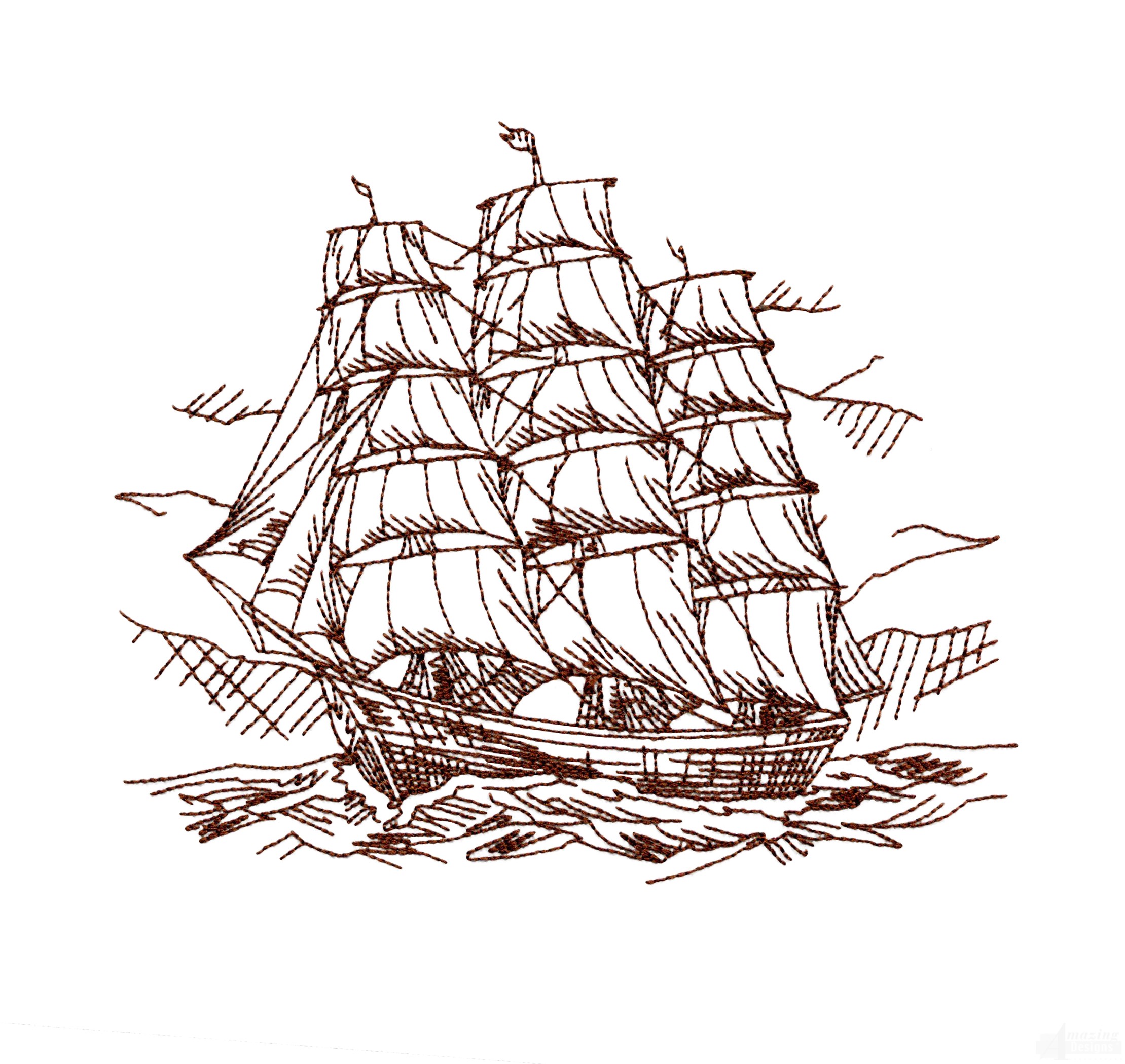2219x2100 Nautical Sketches Embroidery Design Collection - Embroidery Designs Sketch