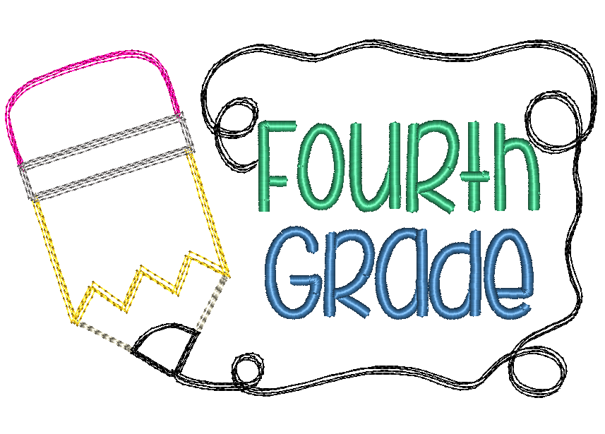 857x615 Pencil Fourth Grade Sketch Embroidery Design Hug A Bug Applique - Embroidery Designs Sketch