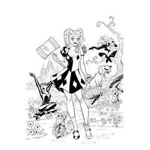 300x300 Harley Quinn 1 Dc Rebirth Variant Emerald City Wizard Oz Amanda - Emerald Sketch